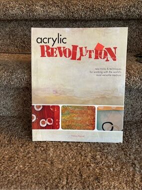 Revolution Acrylic Art Book - White and Red Cover